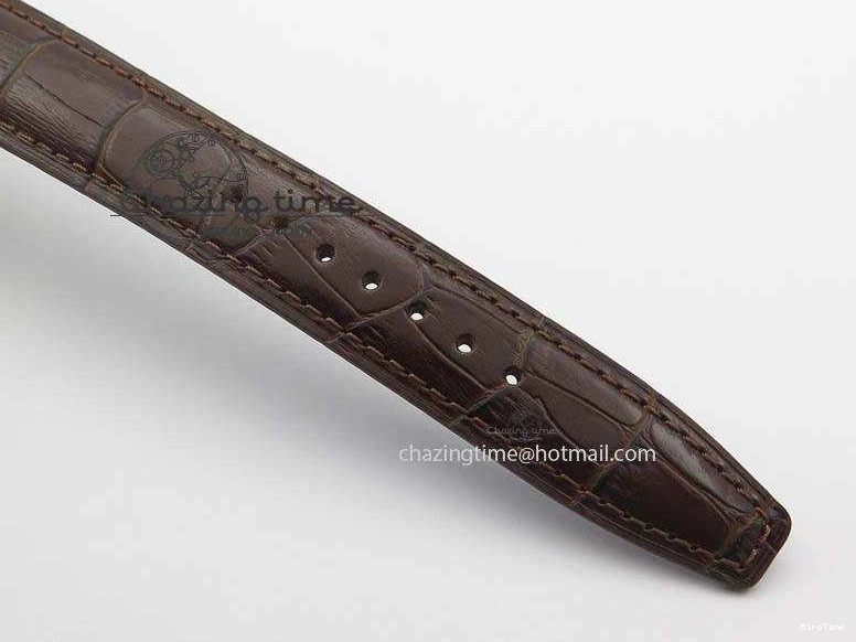 MIROTIME 0719 Supportive Portuguese Chrono IW371431 ZF 1:1 Best Edition Gray Dial On Brown Leather Strap A79350 (Slim Movement) 7261
